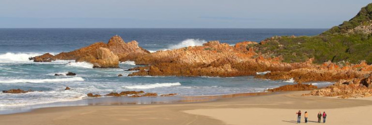 The beautiful beaches of the Garden Route