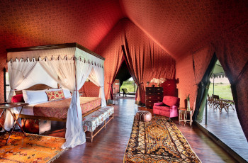 Ultimate luxurious rooms at Jack's Camp in the Makgadikgadi Salt Pans