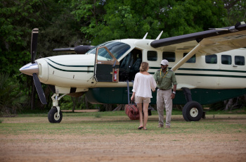 Light aircraft transfers will get you to Nyerere National Park and Ruaha National Park
