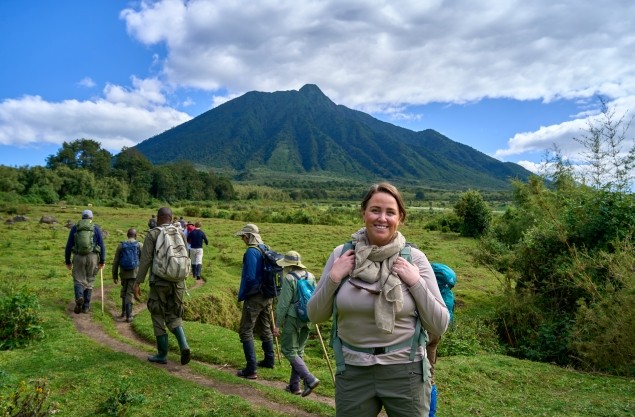 Trekking to see gorillas in Rwanda