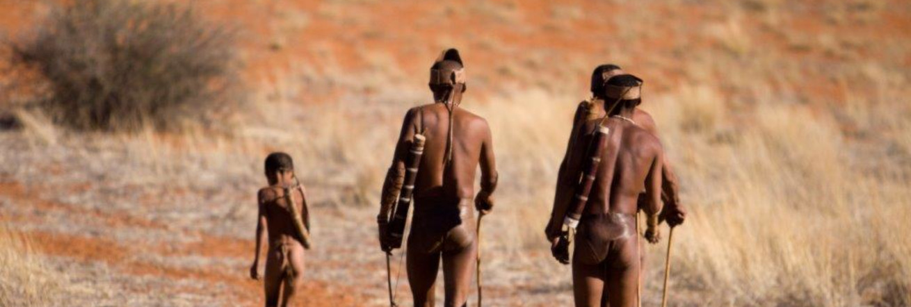 The San Bushmen People are the Kalahari's original inhabitants