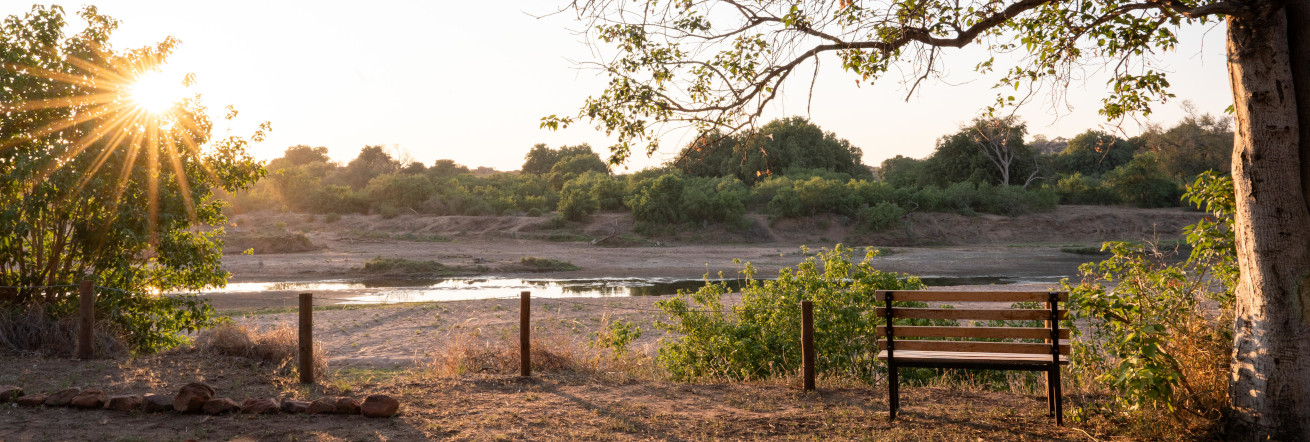 Sunset overlooking the Limpopo River, Mashatu Game Reserve