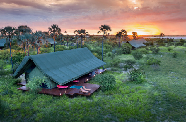 Jack's Camp in the Makgadikgadi Pans National Park