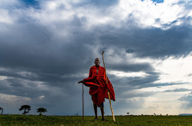 Maasai Warrior, Governors Camp