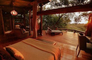 Wonderful views from your room at Camp Okavango