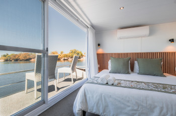 Luxury Chobe Princess cabins with beautiful views