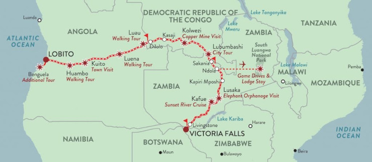 The Copper Trail Journey, Rovos Rail