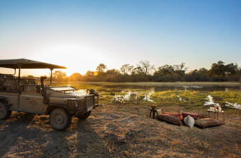 Game drive along the Khwai River