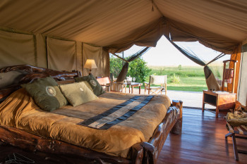Luxury tents at Governors Camp