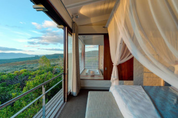 Room with a view at Grootbos Forest Lodge