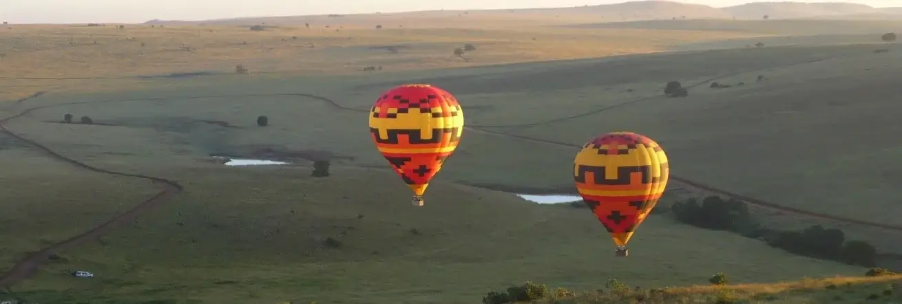 Hot Air Ballooning in the early morning light