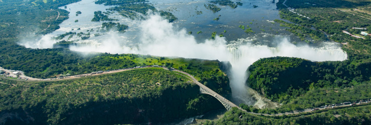 Victoria Falls from above