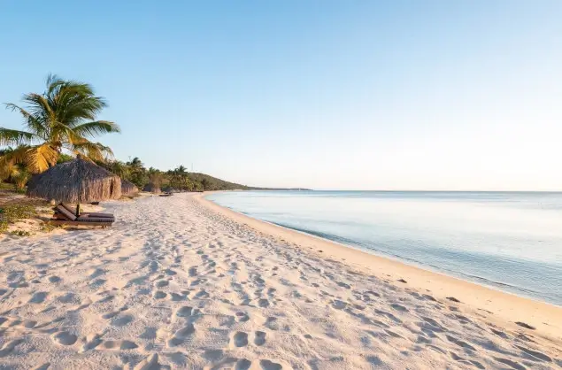 The gorgeous sandy beaches of Anantara Bazaruto Island Resort
