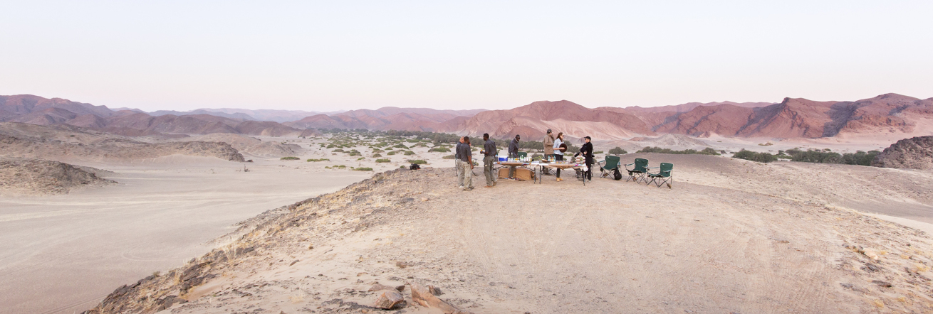 Sundowners on the Skeleton Coast