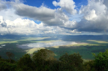 View inside the Ngorongoro Crater