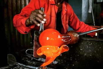 Ngwenga Glass glassblowing