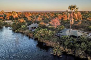 The Old Drift Lodge outside Victoria Falls offers an excellent luxury tented experience