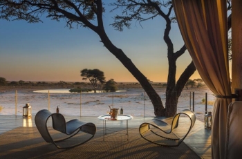 Waterhole view, The Fort at Onguma
