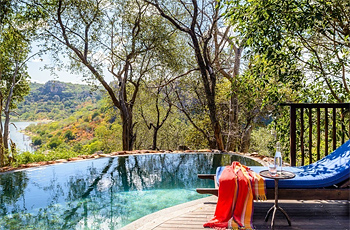 Swimming pool at Singita Pamushana