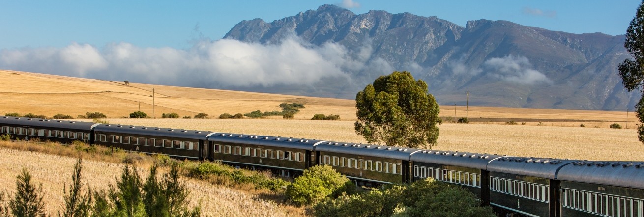 Stunning views aboard the The Rovos Rail en route to Cape Town