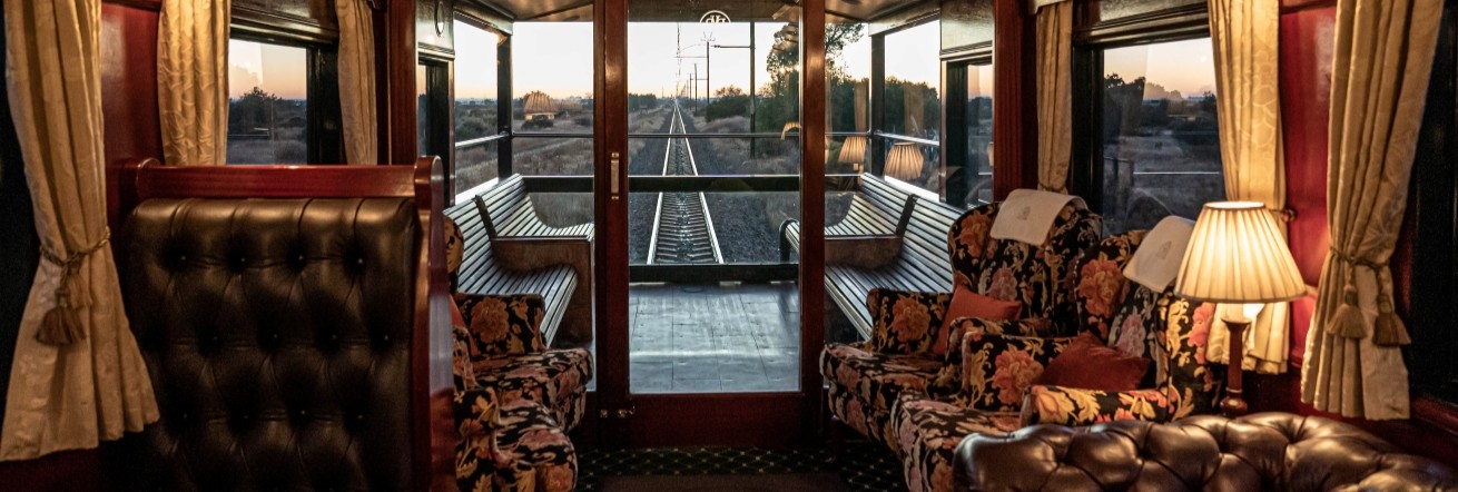 The Observation Car and Deck on the Rovos Rail