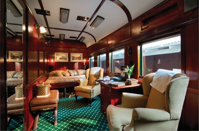 Royal Suite interior, Rovos Rail