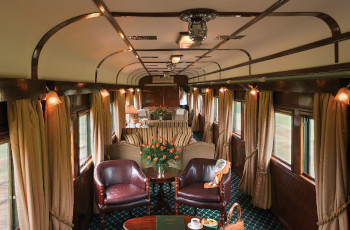 The relaxing Lounge Car on the Rovos Rail