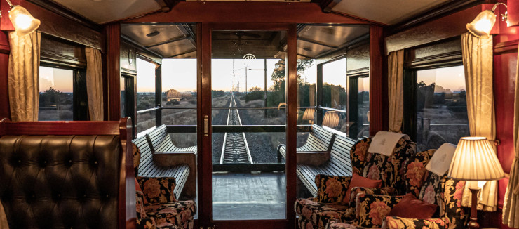 The Observation Car and Deck on the Rovos Rail