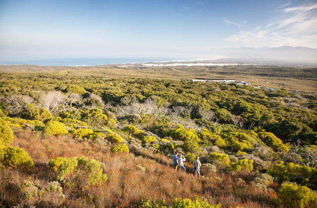 Views out over Walker Bay, Grootbos Garden Lodge