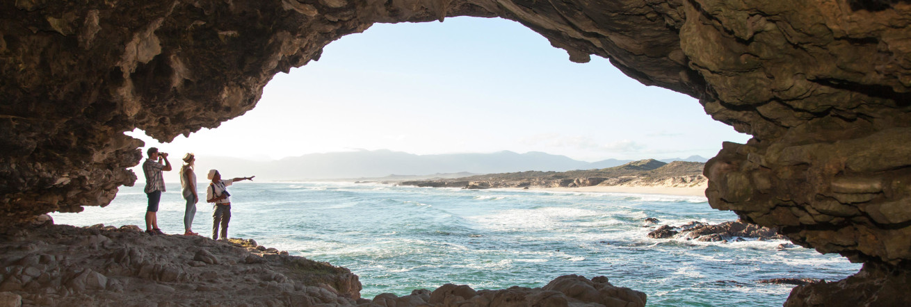 Guided nature and marine walks along the coast at Grootbos Nature Reserve, Overberg