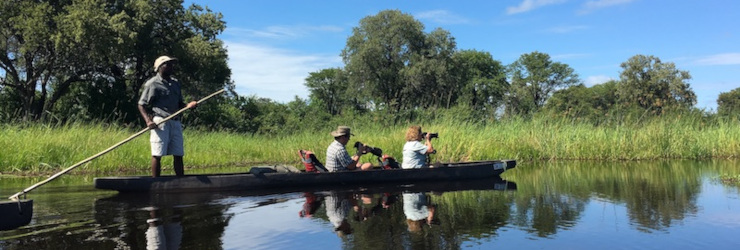 A mokoro trip on the Khwai River