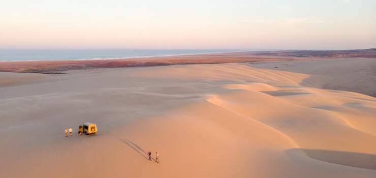 Open spaces of the Skeleton Coast Safari