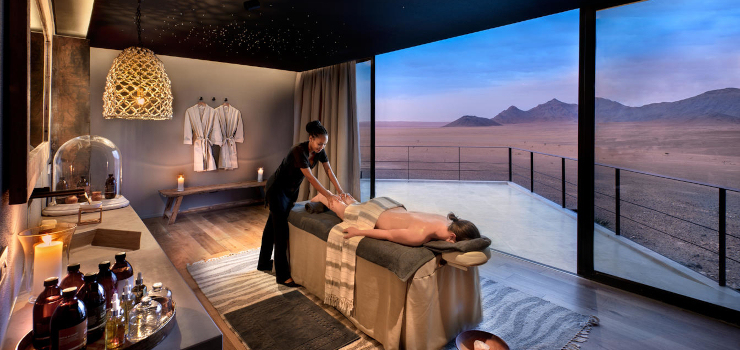 Spa treatment, Sossusvlei Desert Lodge, Namibia