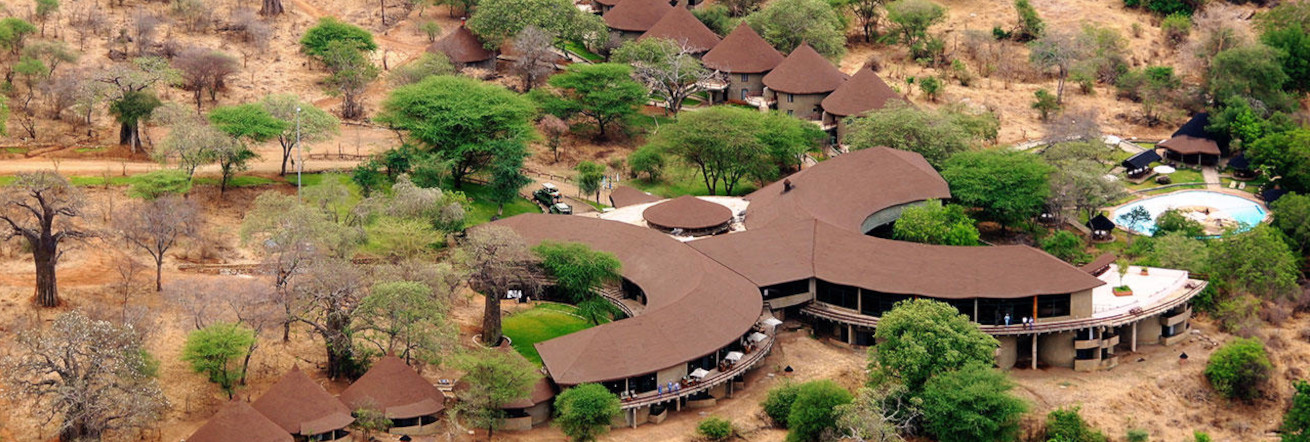 An aerial view of Tarangire Sopa Lodge