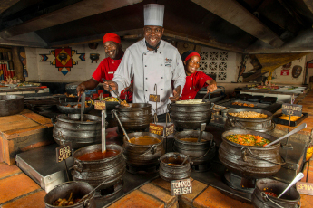 The Boma Dinner and Drum Show at Victoria Falls Safari Lodge