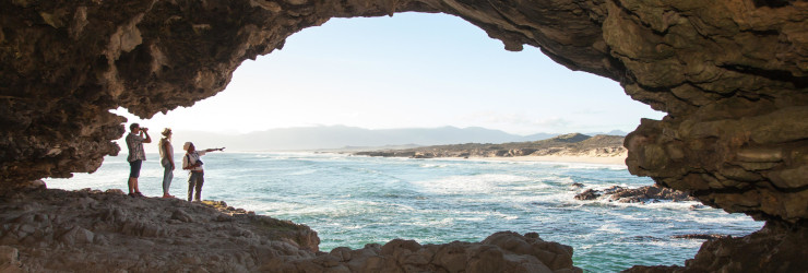 Guided nature walks along the coast at Grootbos Nature Reserve, Overberg