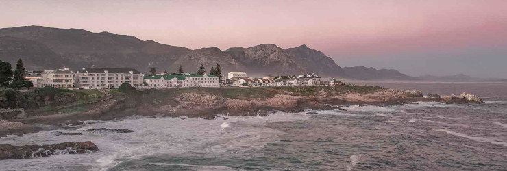 The view over Hermanus in the Overberg