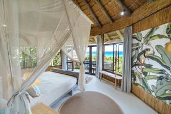 Luxury bedrooms at Thonga Beach Lodge