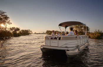 Cruise along the Zambezi River at Sunset