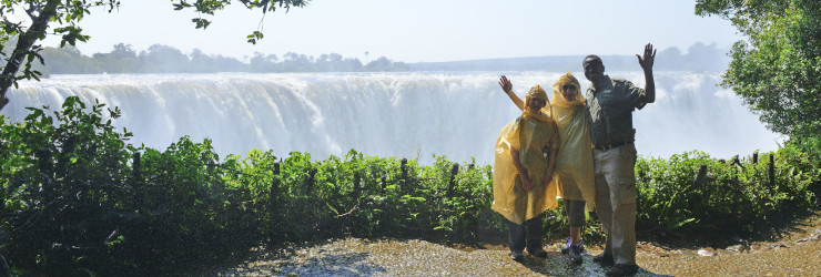  Experience the spray from the Victoria Falls during your tour