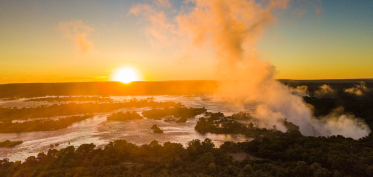 Victoria Falls at Sunrise