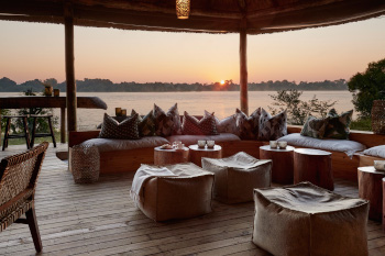 Victoria Falls River Lodge Bar Area