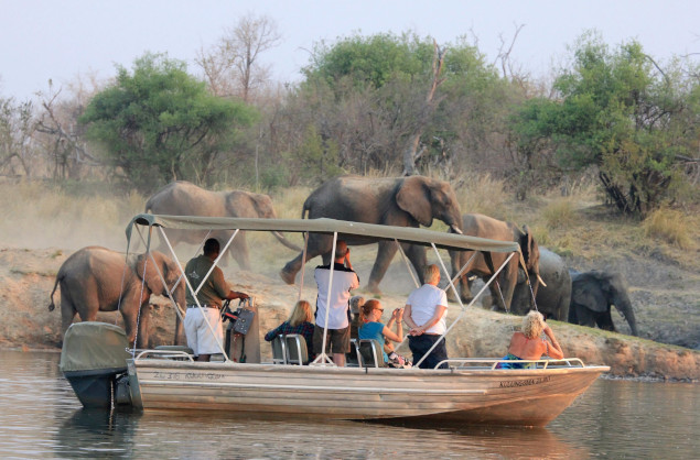 Sunset cruises on the Zambezi River, Waterberry Lodge