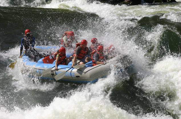 White water rafting with Wild Horizons