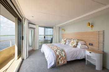  Luxury Suites on the Zambezi Queen with their own private outside space