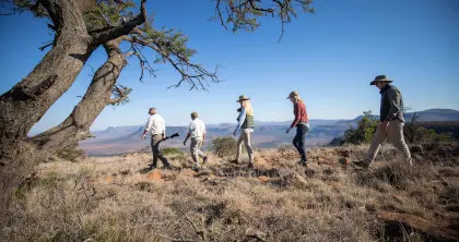 Walking safari in the Samara Karoo Reserve