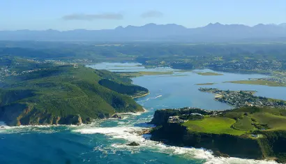 The Knysna Heads and Lagoon