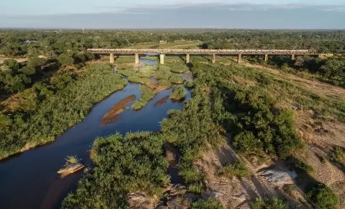 Kruger Shalati - The Train on the Bridge