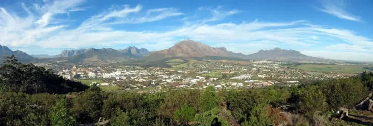 The Cape Winelands is a truly picturesque place for hot air ballooning