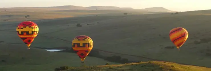 Hot Air Ballooning, near Johannesburg, Cradle of Humankind